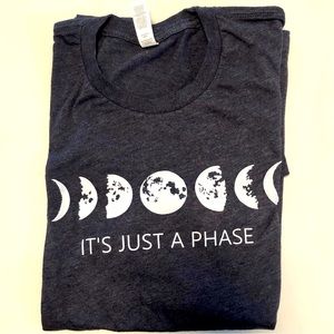 Moon Phase Tshirt, women’s size Small